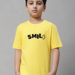 Friskers Boys Typography Printed Pure Cotton T-shirt-picture-49