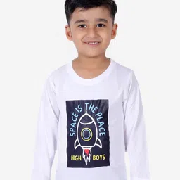 Superminis Boys Graphic Printed Cotton T-shirt-image-15