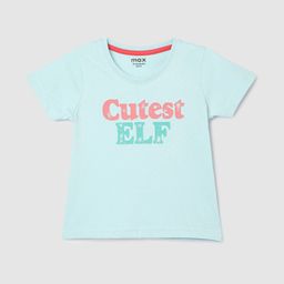 max Infant Boys Typography Printed Pure Cotton T-shirt-23
