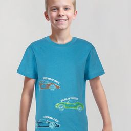 Gini and Jony Boys Graphic Printed Cotton T-shirt-image-42