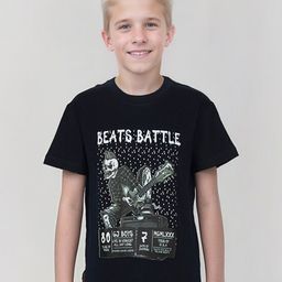 Gini and Jony Boys Graphic Printed Cotton T-shirt-31