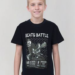 Gini and Jony Boys Graphic Printed Cotton T-shirt-image-43