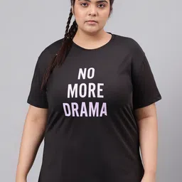 MKH Plus Size Typography Printed Dri-FIT Sports T-Shirt-picture-23