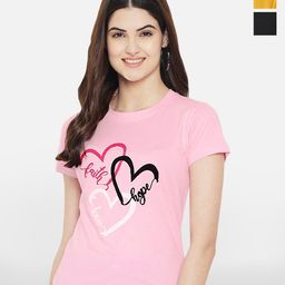 Fabflee Pack Of 3 Typography Printed Casual Cotton T-shirt-picture-20