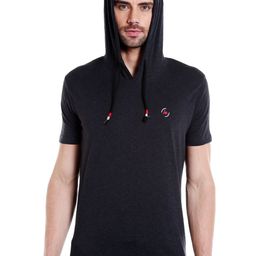 Masculino Latino Hooded Cotton T-shirt-image-68
