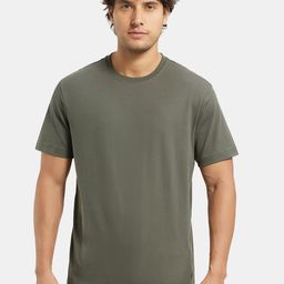 Jockey Men Green Round Neck Sports T-shirt-image-93