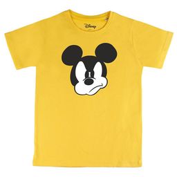 Disney by Wear Your Mind Boys Yellow & Black Mickey Mouse Printed T-shirt-image-94