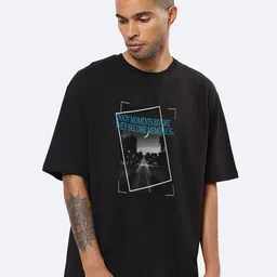 Mad Over Print Graphic Printed Round Neck Cotton Oversized T-shirt-image-56