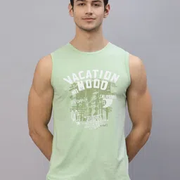 Rigo Typography Printed Round Neck Cotton Casual T-shirt-image-6