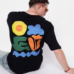 Mast & Harbour Graphic Printed Pure Cotton Oversized T-Shirt-picture-30