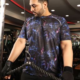 Instafab Plus Men Printed Pockets T-shirt-image-44