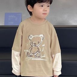 LULU & SKY Boys Typography Printed Pockets T-shirt-image-35