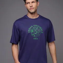 HRX by Hrithik Roshan Men Typography Printed Round Neck T-shirt-picture-39