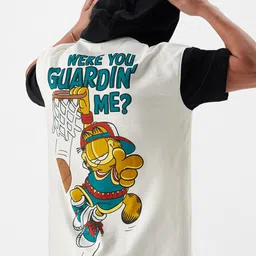The Souled Store Garfield Printed Cotton T-shirt-picture-42