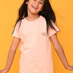 Anthrilo Girls Short Sleeves Casual T-shirt-image-0
