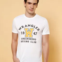 Wrangler Typography Printed Cotton T-shirt-image-54