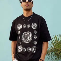 MASCLN SASSAFRAS Unisex Typography Printed Raw Edge T-shirt-image-31