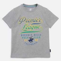 Beverly Hills Polo Club Boys Typography Printed Pure Cotton T-shirt-36