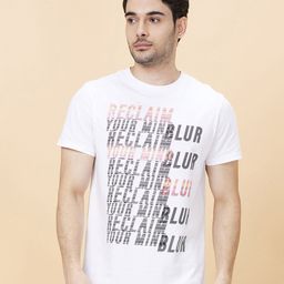 Being Human Typography Printed Round Neck Casual T-shirt-image-7