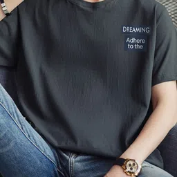 StyleCast x Revolte Men Typography Printed Round Neck T-shirt-image-71