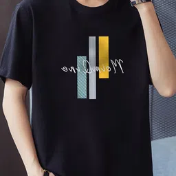 StyleCast x Revolte Men Typography Printed Raw Edge T-shirt-picture-19