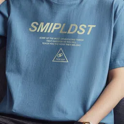 StyleCast x Revolte Men Typography Printed Round Neck T-shirt-image-49
