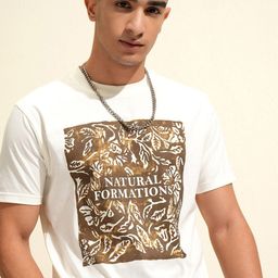 HIGHLANDER Men Typography Printed Round Neck T-shirt-picture-2