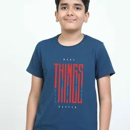 STELLERS Boys Typography Printed Extended Sleeves T-shirt-image-71