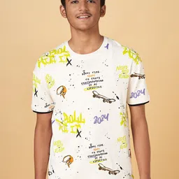 Coolsters by Pantaloons Boys Typography Printed Cotton T-shirt-image-51
