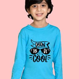 NUSYL Boys Typography Printed Round Neck Cotton T-shirt-picture-32