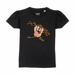 Looney Tunes by Wear Your Mind Girls Black & Brown Looney Tunes Printed Puff Sleeves T-shirt-picture-26