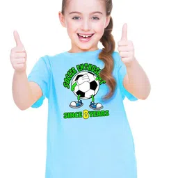 BRATMA Girls Round Neck Short Sleeves Printed Causal Tshirt-image-37