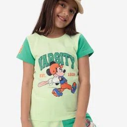 The Souled Store Girls Mickey Mouse Printed T-shirt-image-37