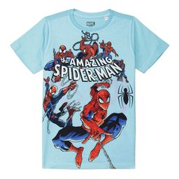 Marvel by Wear Your Mind Boys Blue Spiderman Printed T-shirt-image-70