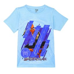 Marvel by Wear Your Mind Boys Blue Spider-Man Printed T-shirt-picture-4