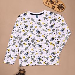V-Mart Boys Conversational Printed Cotton T-shirt-picture-36