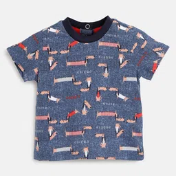 Chicco Boys Conversational Printed Cotton Regular Fit T-shirt-picture-55