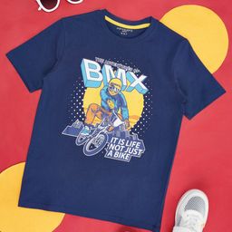 Pantaloons Junior Boys Graphic Printed Cotton T-shirt-10