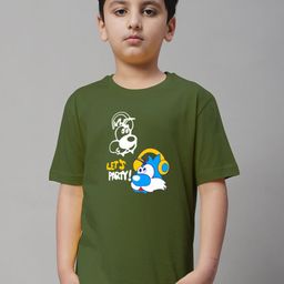Friskers Boys Graphic Printed Pure Cotton Slim Fit T-shirt-picture-38