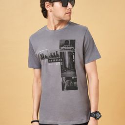 SF JEANS by Pantaloons Graphic Printed Pure Cotton Slim Fit T-shirt-image-63