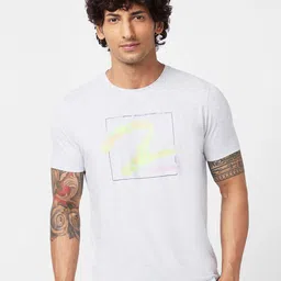 SPYKAR Typography Printed Cotton Slim Fit T-shirt-image-35