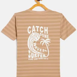 Duke Boys Striped Cotton Slim Fit T-shirt-image-88
