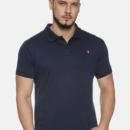 Steenbok Polo Collar Slim Fit Cotton T-Shirt-image-77