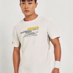 Ajile by Pantaloons Men Typography Applique Slim Fit T-shirt-image-93