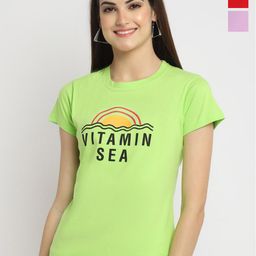 Fabflee Pack Of 3 Printed Cotton T-shirt-picture-43