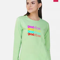 CHOZI Pack Of 2 Typography Printed Cotton T-shirt-image-80