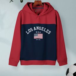 HELLCAT Boys Typography Printed Hooded Sweatshirt-image-62