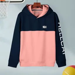 HELLCAT Boys Hooded Long Sleeves Cotton Ribbed Sweatshirt-picture-36