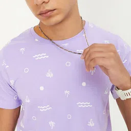 max Boys Printed V-Neck T-shirt-image-88