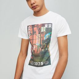 max Boys Printed V-Neck T-shirt-picture-43